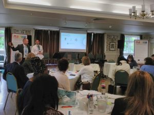 Michael Lucas, Headteacher from Beech Academy and Andrew Bunney, Careers Leader give an inspiring presentation on their school careers programme